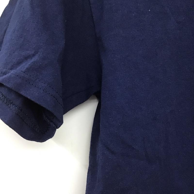 マジェスティック MAJESTIC Tシャツ 半袖 半袖カットソー プリントTシャツ クルーネックカットソー S ロゴ、文字 紺 / ネイビー /  メンズ USED 古着 中古 10143685
