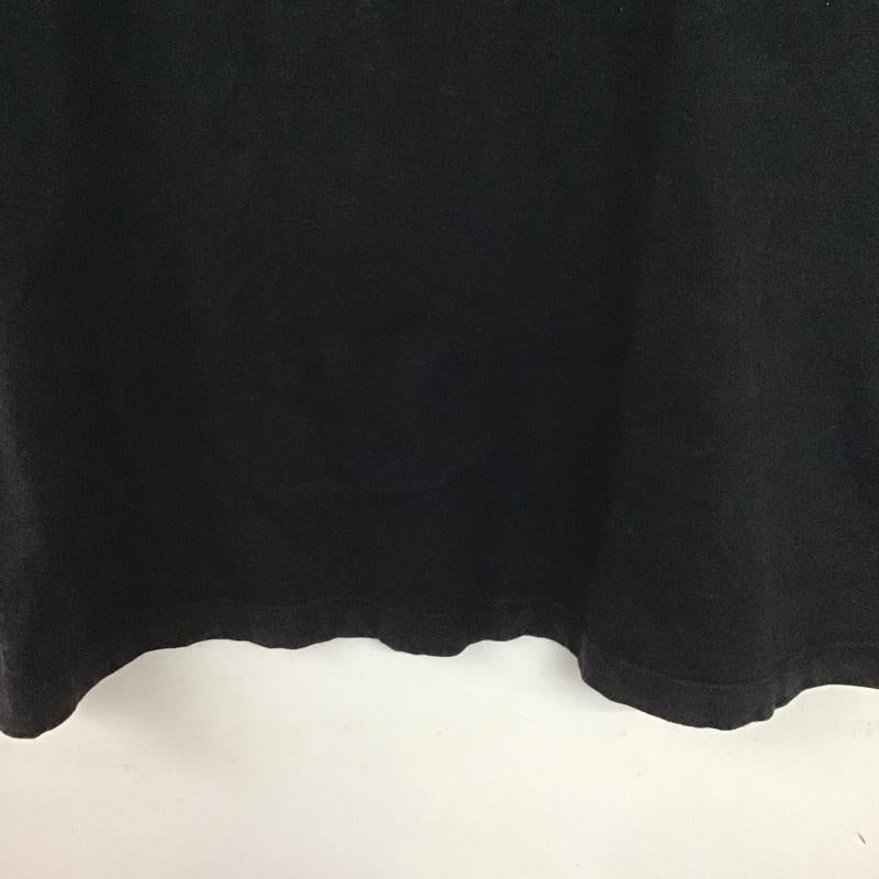 メゾンキツネ MAISON KITSUNE Tシャツ 半袖 半袖カットソー プリントTシャツ クルーネックカットソー S ロゴ、文字 黒 / ブラック /  メンズ USED 古着 中古 10143687