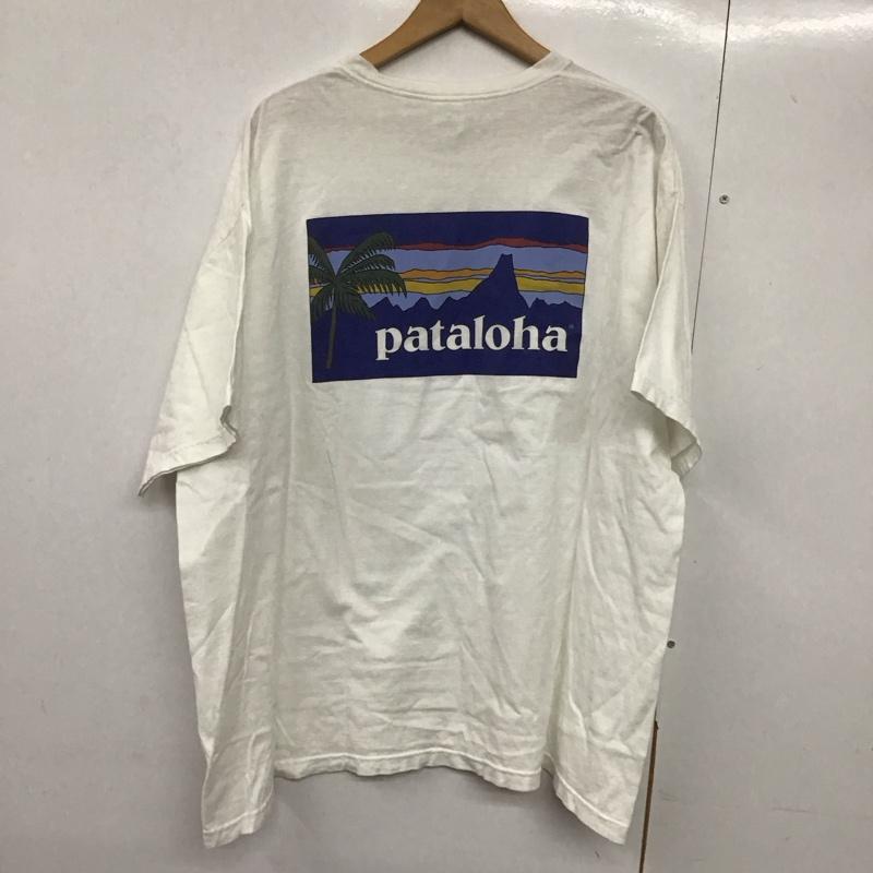 パタゴニア patagonia Tシャツ 半袖 半袖カットソー プリントTシャツ クルーネックカットソー XL ロゴ、文字 白 / ホワイト /  メンズ USED 古着 中古 10143690