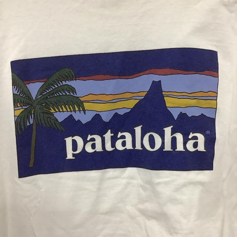 パタゴニア patagonia Tシャツ 半袖 半袖カットソー プリントTシャツ クルーネックカットソー XL ロゴ、文字 白 / ホワイト /  メンズ USED 古着 中古 10143690