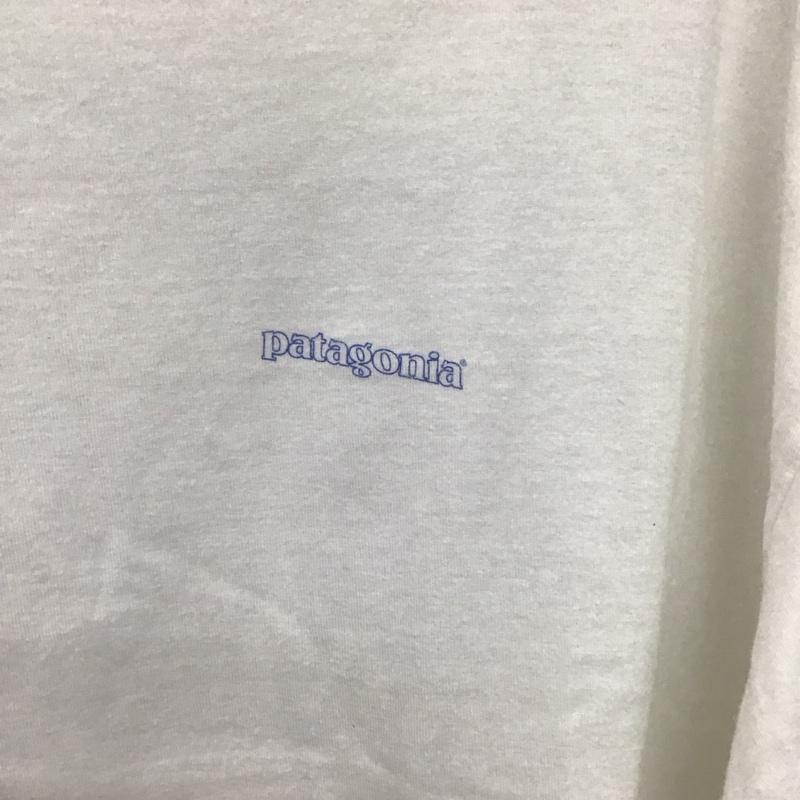 パタゴニア patagonia Tシャツ 半袖 半袖カットソー プリントTシャツ クルーネックカットソー XL ロゴ、文字 白 / ホワイト /  メンズ USED 古着 中古 10143690