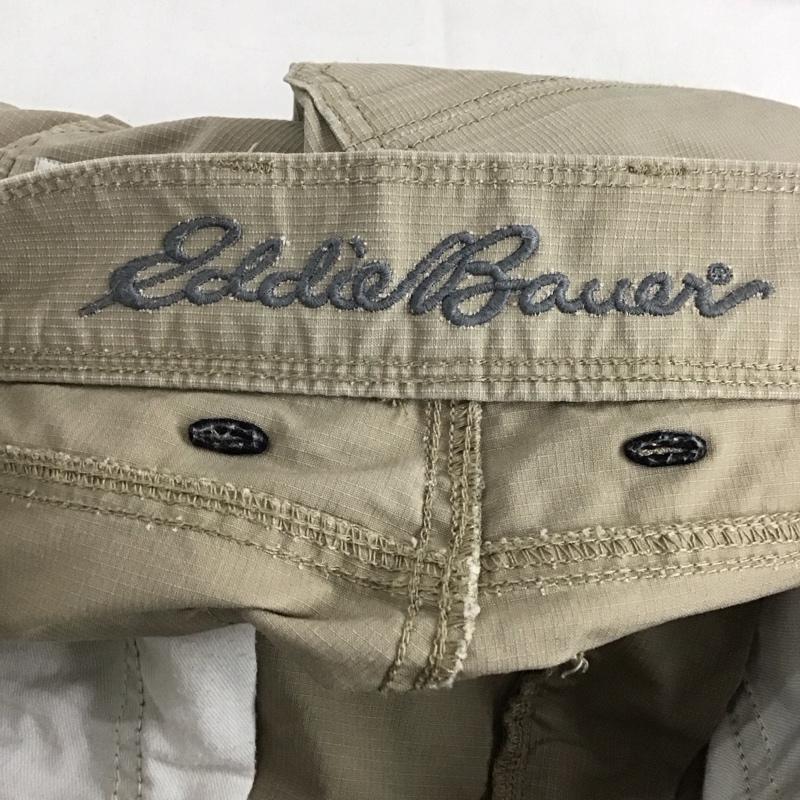 エディーバウアー Eddie Bauer ボトムス ボトムス ショートパンツ ハーフパンツ カジュアルパンツ 七分丈パンツ 31インチ ロゴ、文字 ベージュ / ベージュ /  メンズ USED 古着 中古 10143692