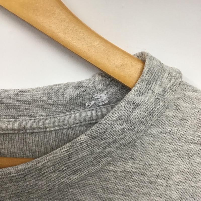 ナイキ NIKE Tシャツ 半袖 半袖Tシャツ プリントTシャツ クルーネックカットソー M ロゴ、文字 灰 / グレー /  メンズ USED 古着 中古 10143702