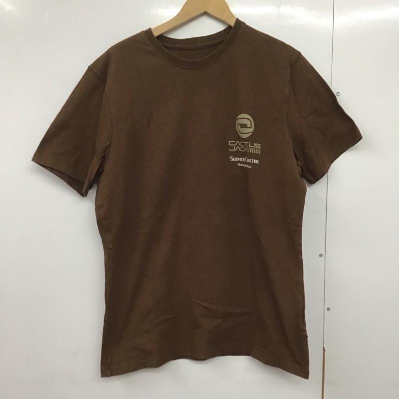 ナイキ NIKE Tシャツ 半袖 dm1286-259 CACT.US CORP NRGBHS/STシャツ プリントTシャツ L ロゴ、文字 茶 / ブラウン /  メンズ USED 古着 中古 10143703