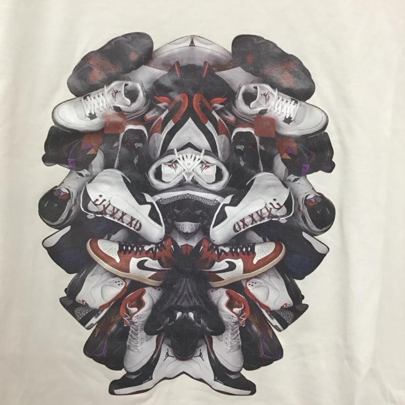 ナイキ NIKE Tシャツ 半袖 267506-100 半袖Tシャツ プリントTシャツ L プリント 白 / ホワイト /  メンズ USED 古着 中古 10143704
