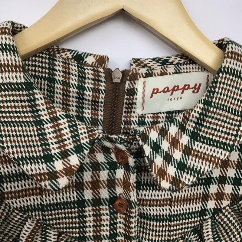 ポピー POPPY ワンピース ロングスカート 長袖ロングワンピース フレアスカート チェック チェック マルチカラー / マルチカラー /  レディース USED 古着 中古 10143712
