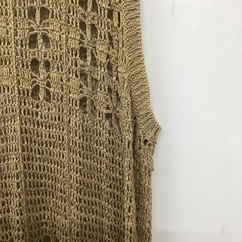 アダムエロペ ADAM ET ROPE  ワンピース ロングスカート ロングワンピース ノースリーブワンピース タイトスカート FREE 無地 ベージュ / ベージュ /  レディース USED 古着 中古 10143716