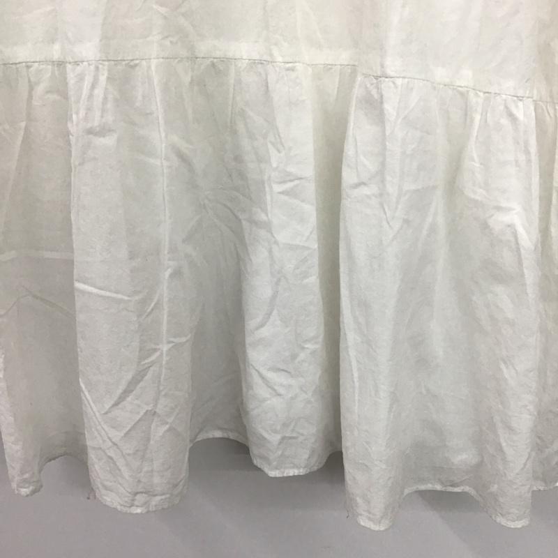 ローリーズファーム LOWRYS FARM ワンピース ミニスカート FREE 無地 白 / ホワイト /  レディース USED 古着 中古 10143757