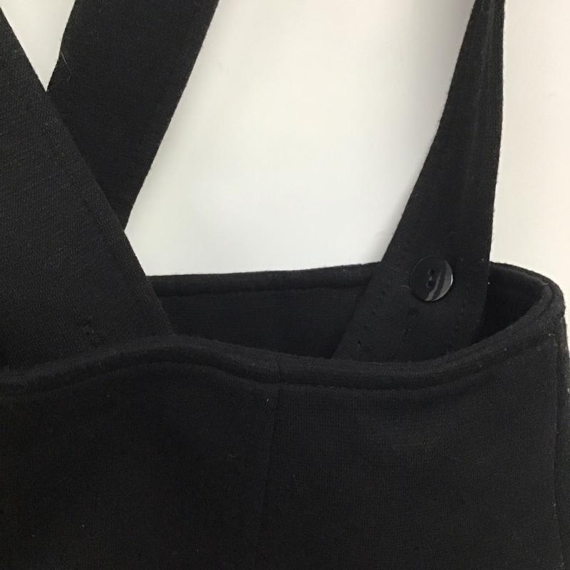 マリークヮント MARY QUANT スカート ミニスカート ミニスカート サイドジップ オールインワン M 無地 黒 / ブラック /  レディース USED 古着 中古 10143764