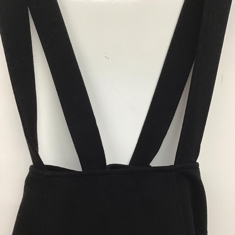 マリークヮント MARY QUANT スカート ミニスカート ミニスカート サイドジップ オールインワン M 無地 黒 / ブラック /  レディース USED 古着 中古 10143764