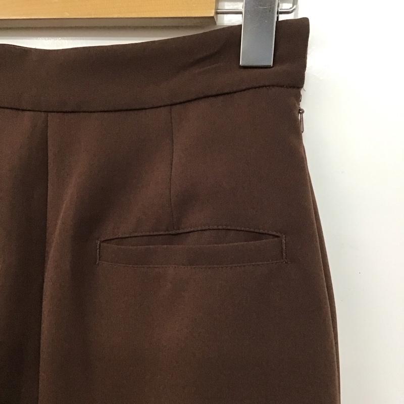 スライ SLY スカート ロングスカート 030cah31-4390 FRONTSLITSK ロングスカート 1 無地 茶 / ブラウン /  レディース USED 古着 中古 10143788