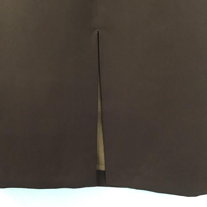 スライ SLY スカート ロングスカート 030cah31-4390 FRONTSLITSK ロングスカート 1 無地 茶 / ブラウン /  レディース USED 古着 中古 10143788