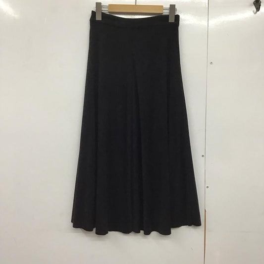 ザラ ZARA スカート ひざ丈スカート フレアスカート カジュアルスカート S 無地 黒 / ブラック /  レディース USED 古着 中古 10143789