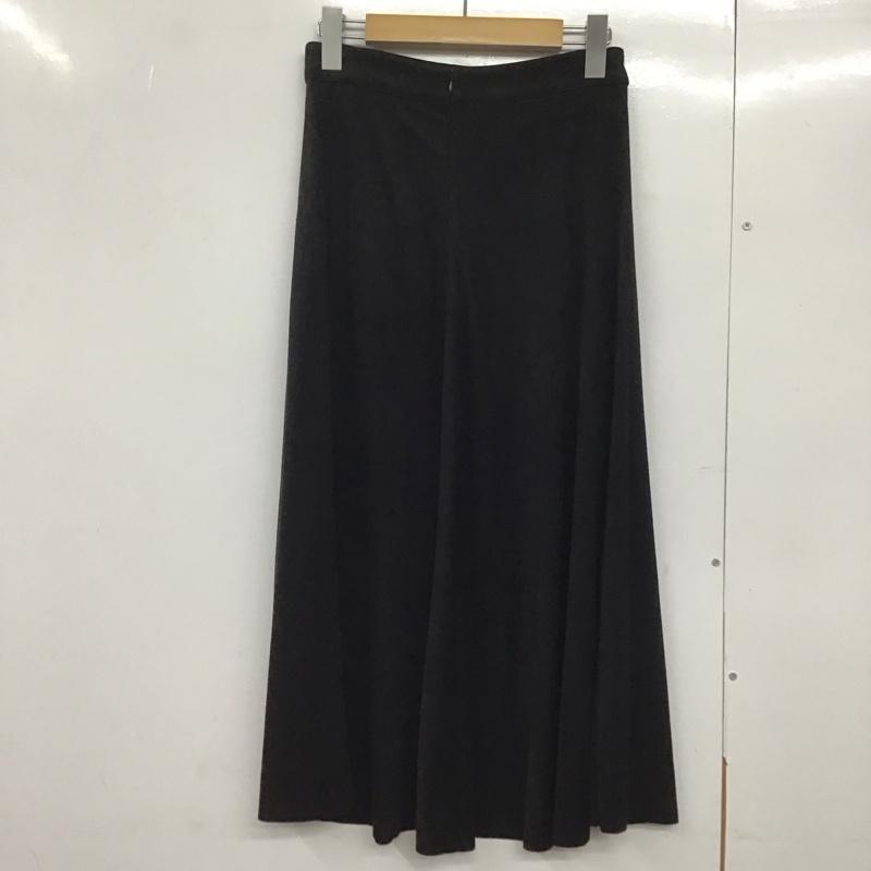 ザラ ZARA スカート ひざ丈スカート フレアスカート カジュアルスカート S 無地 黒 / ブラック /  レディース USED 古着 中古 10143789