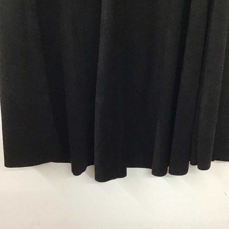 ザラ ZARA スカート ひざ丈スカート フレアスカート カジュアルスカート S 無地 黒 / ブラック /  レディース USED 古着 中古 10143789