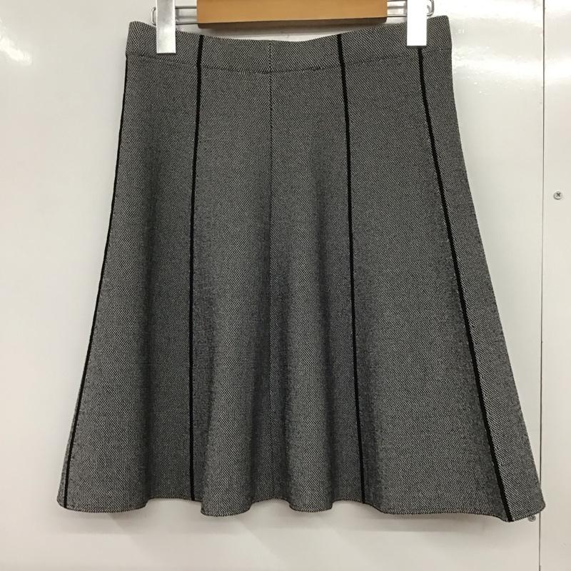 ザラ ZARA スカート ひざ丈スカート S 無地 黒 / ブラック /  レディース USED 古着 中古 10143799