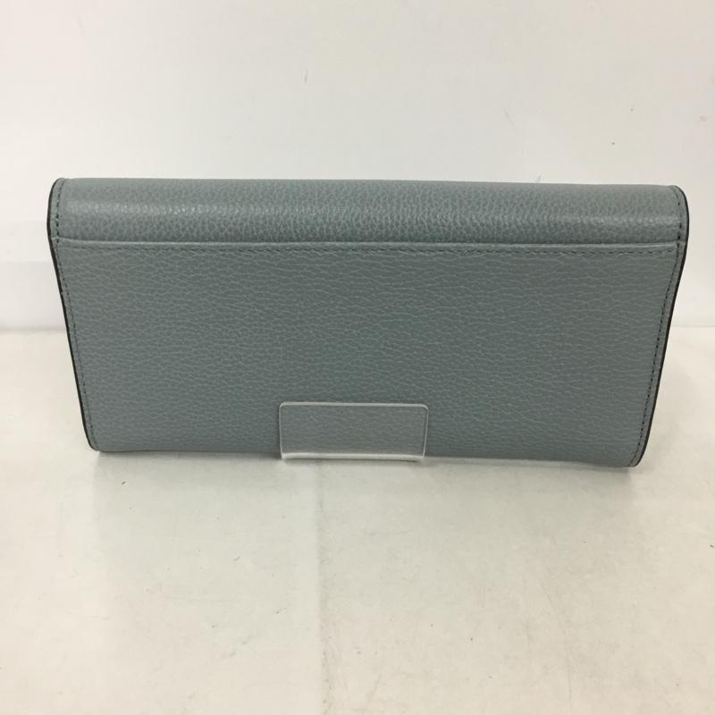 フルラ FURLA 財布 長財布 箱有 ロゴ、文字 水色 / ライトブルー /  レディース USED 古着 中古 10143825