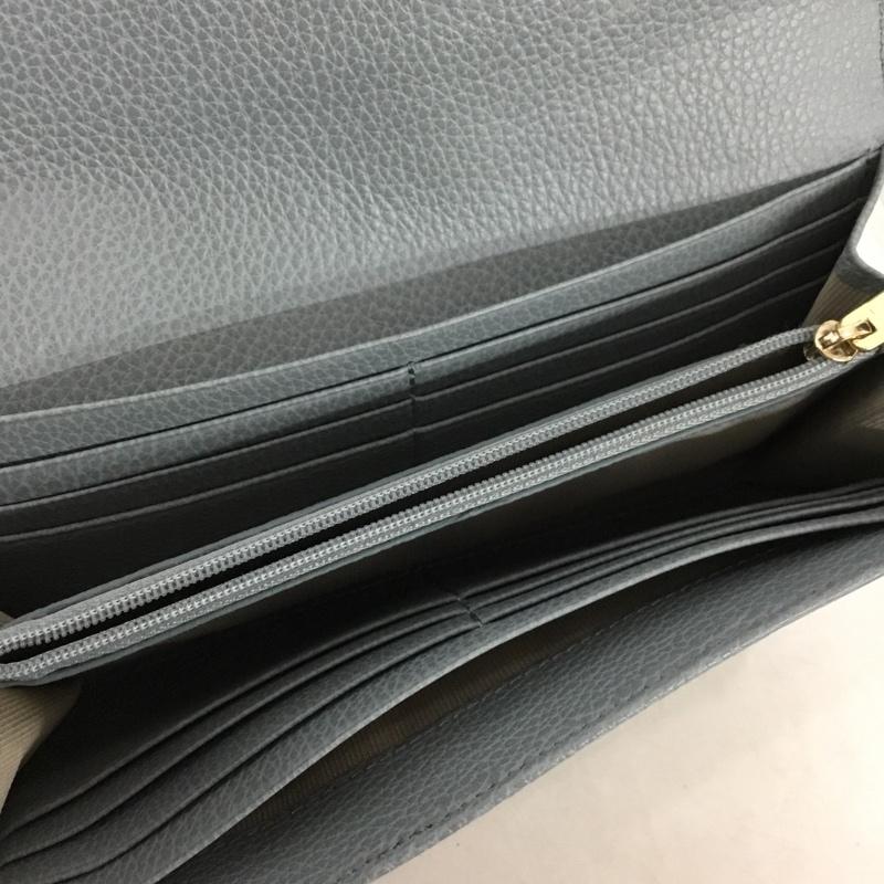 フルラ FURLA 財布 長財布 箱有 ロゴ、文字 水色 / ライトブルー /  レディース USED 古着 中古 10143825