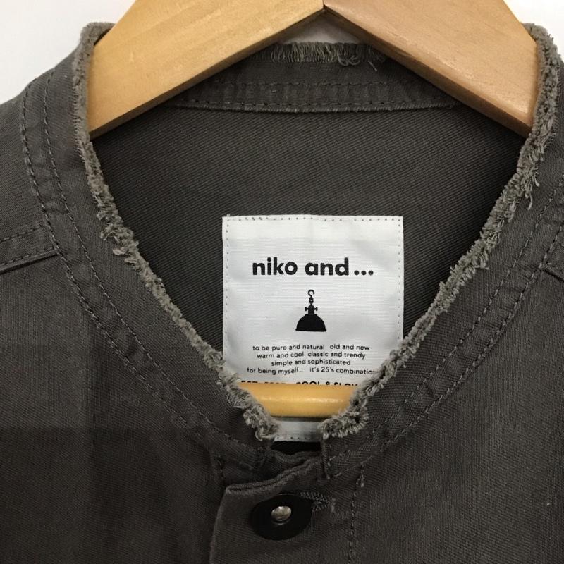 ニコアンド niko and... ベスト ベスト NKN25702AD ワークベスト FREE 無地 チャコールグレー / チャコールグレー /  レディース USED 古着 中古 10143837