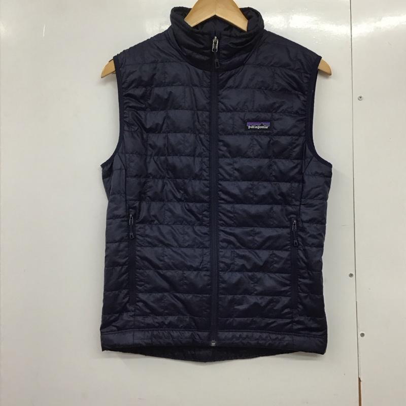 パタゴニア patagonia ベスト ベスト 84242sp20 中綿ベスト ジップアップベスト XS 無地 紺 / ネイビー /  メンズ USED 古着 中古 10143851