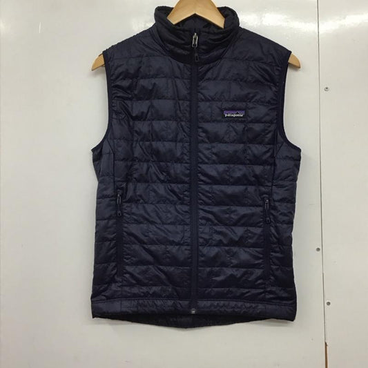 パタゴニア patagonia ベスト ベスト 84242sp20 中綿ベスト ジップアップベスト XS 無地 紺 / ネイビー /  メンズ USED 古着 中古 10143851
