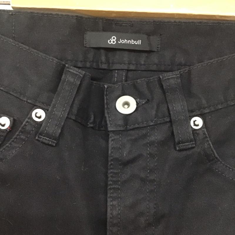 ジョンブル Johnbull パンツ デニム、ジーンズ ボトム カジュアルパンツ ストレッチパンツ S 無地 黒 / ブラック /  メンズ USED 古着 中古 10143869