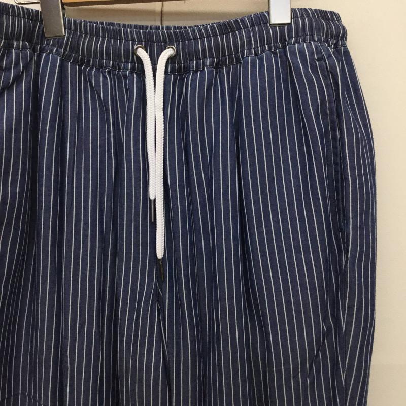 カンビオ CAMBIO パンツ サルエルパンツ MIU-251-018 S ストライプ 青 / ブルー /  メンズ USED 古着 中古 10143877