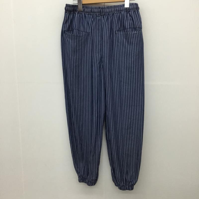 カンビオ CAMBIO パンツ サルエルパンツ MIU-251-018 S ストライプ 青 / ブルー /  メンズ USED 古着 中古 10143877