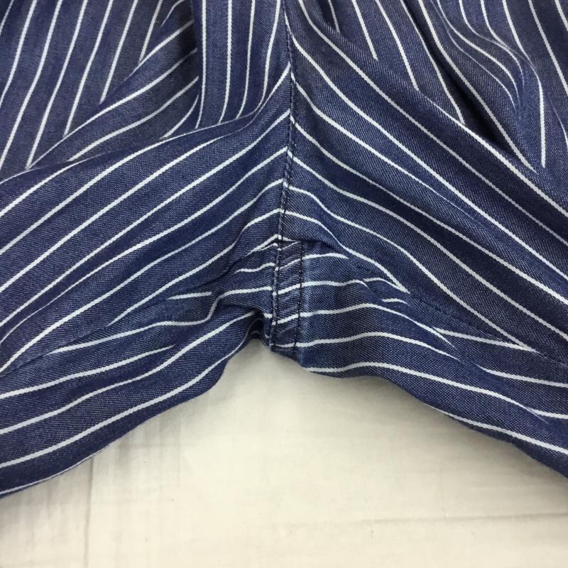 カンビオ CAMBIO パンツ サルエルパンツ MIU-251-018 S ストライプ 青 / ブルー /  メンズ USED 古着 中古 10143877