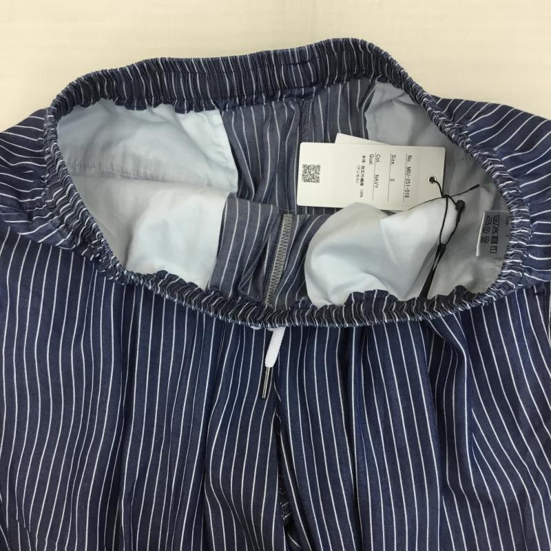 カンビオ CAMBIO パンツ サルエルパンツ MIU-251-018 S ストライプ 青 / ブルー /  メンズ USED 古着 中古 10143877