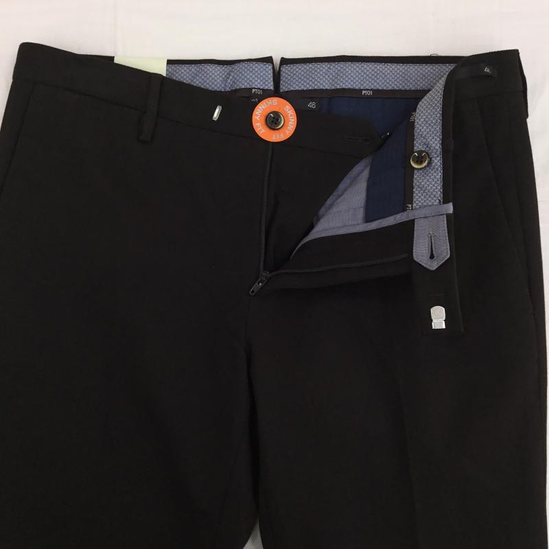 ピーティーゼロウーノ PT01 パンツ スラックス 46 無地 茶 / ブラウン /  メンズ USED 古着 中古 10143879