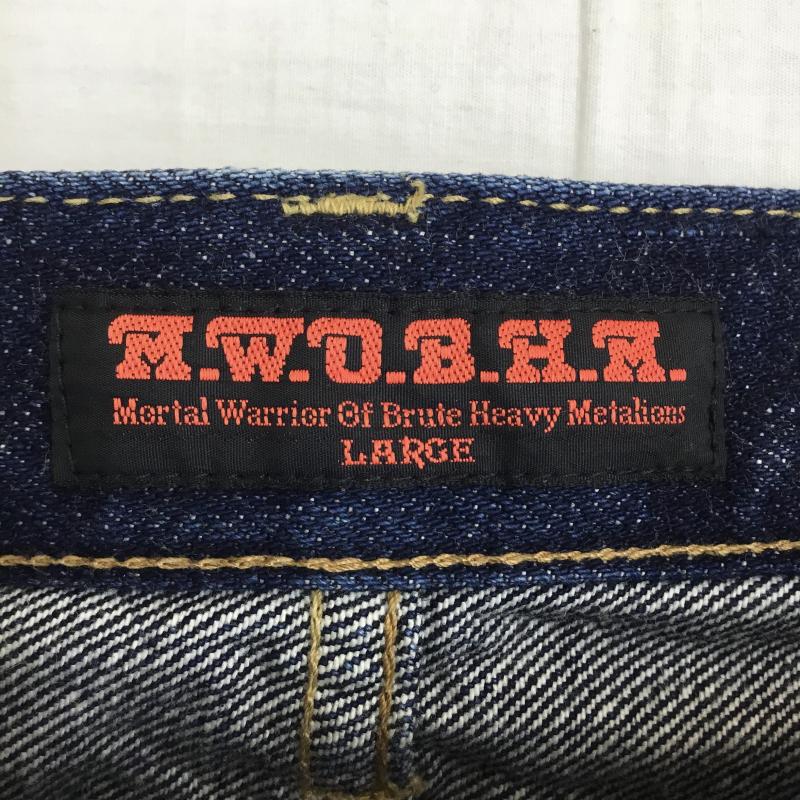 エムダブリューオービーエイチエム M.W.O.B.H.M. パンツ デニム、ジーンズ M701-30 L 無地 インディゴ / インディゴ /  メンズ USED 古着 中古 10143880