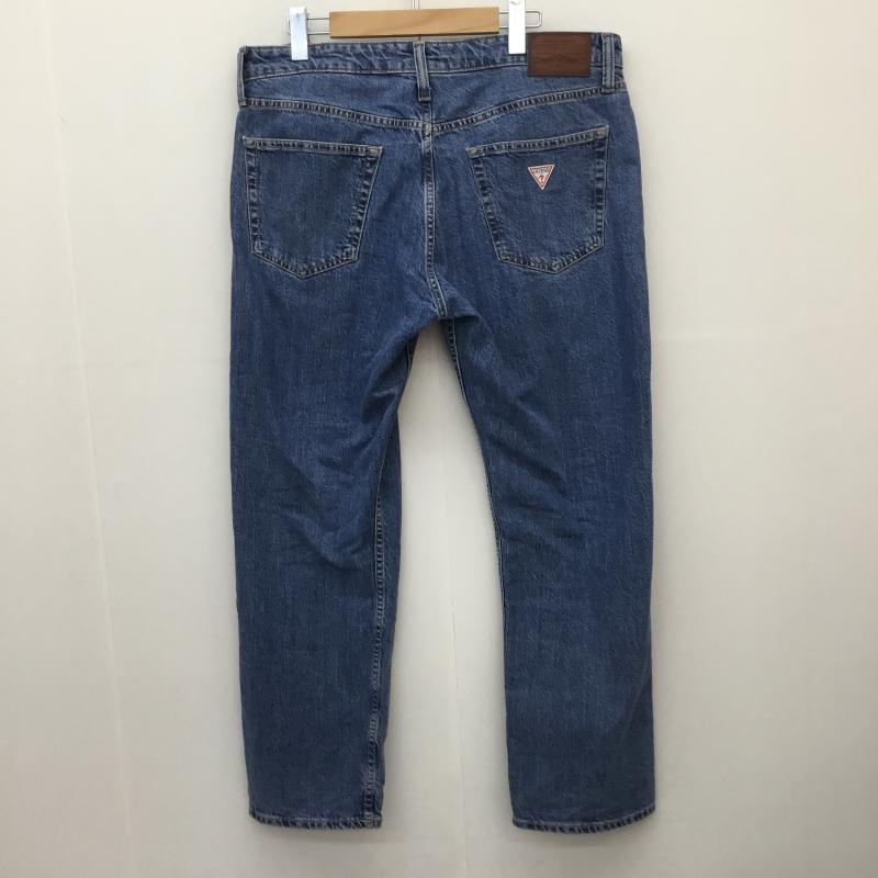 ゲス Guess パンツ デニム、ジーンズ 34インチ 無地 青 / ブルー /  メンズ USED 古着 中古 10143881