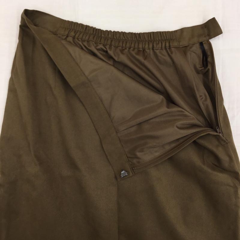 ローリーズファーム LOWRYS FARM スカート ロングスカート LF521050AD M 無地 茶 / ブラウン /  レディース USED 古着 中古 10143886