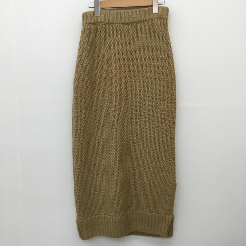シンプリシテェ Simplicite スカート ロングスカート FREE 無地 茶 / ブラウン /  レディース USED 古着 中古 10143898