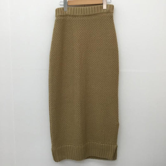 シンプリシテェ Simplicite スカート ロングスカート FREE 無地 茶 / ブラウン /  レディース USED 古着 中古 10143898