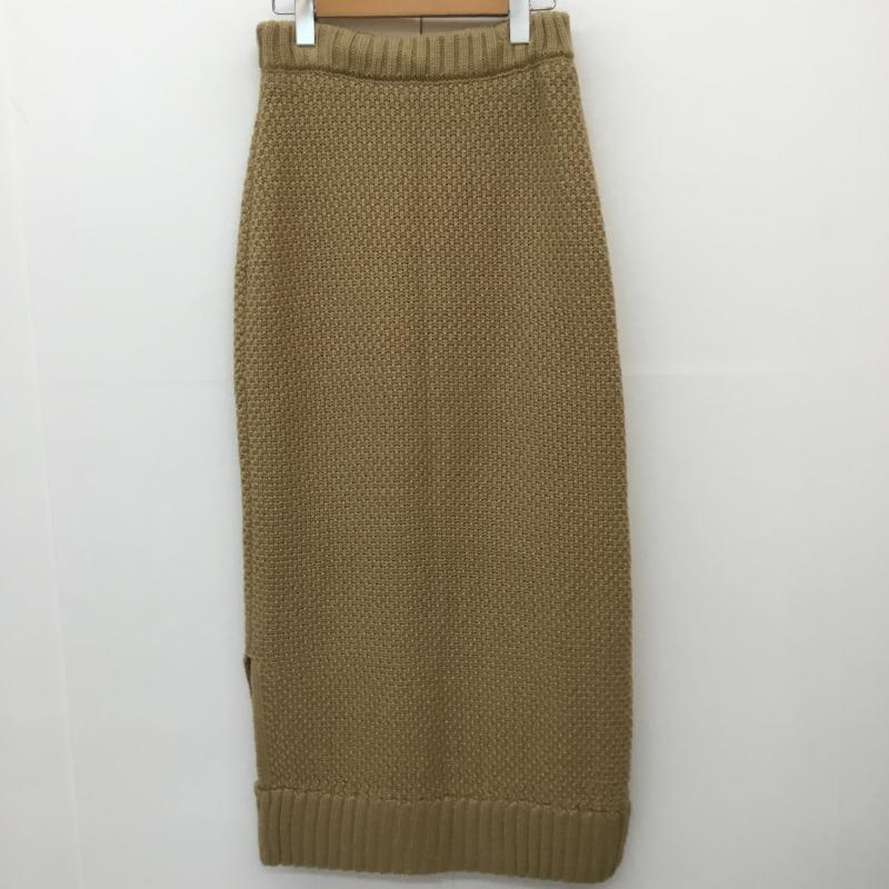 シンプリシテェ Simplicite スカート ロングスカート FREE 無地 茶 / ブラウン /  レディース USED 古着 中古 10143898