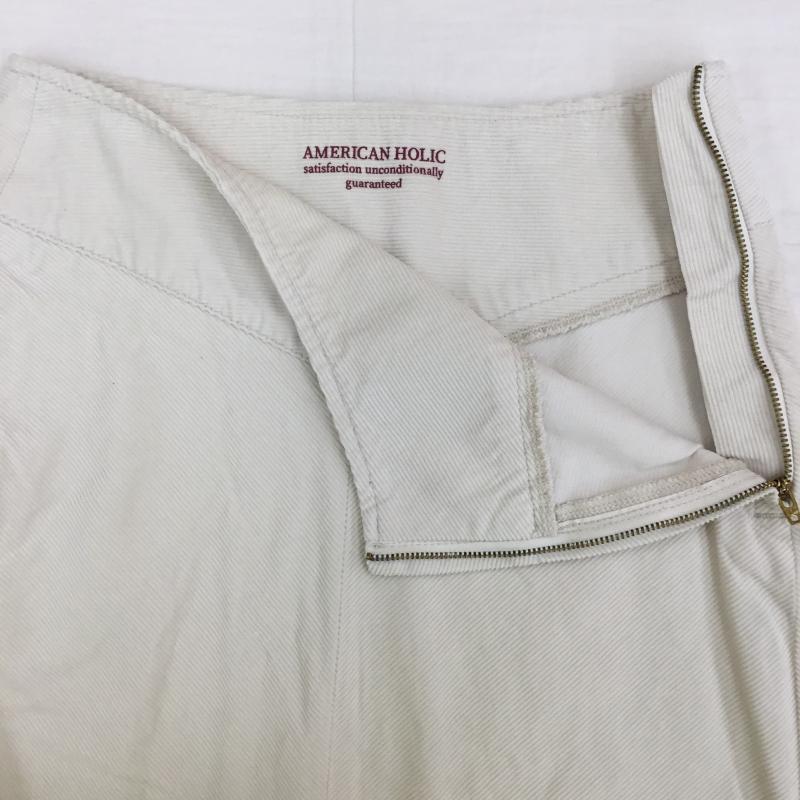 アメリカンホリック AMERICAN HOLIC スカート ロングスカート HS14L0L0100 M 無地 アイボリー / アイボリー /  レディース USED 古着 中古 10143899