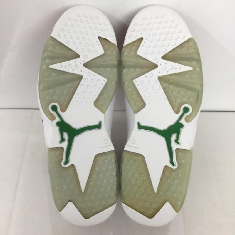 ナイキ NIKE スニーカー スニーカー 694091-625 AIR JORDAN 6 RETRO SPIZIKE 27cm 箱有 27.0cm ワンポイント 赤 / レッド / X 黒 / ブラック /  メンズ USED 古着 中古 10143915