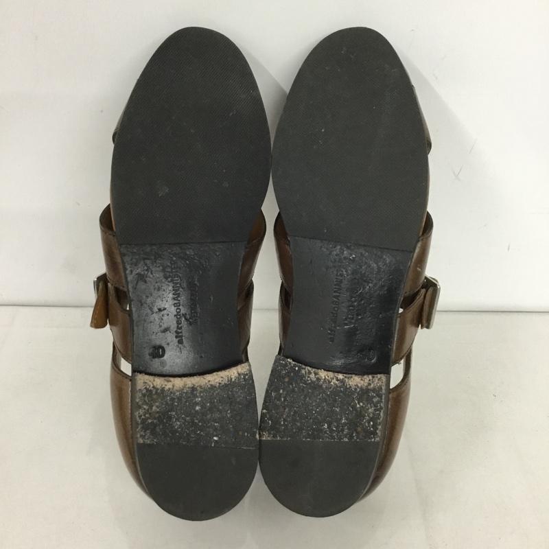 アルフレッドバニスター alfredoBANNISTER サンダル サンダル 52481005056 ドレス グルカサンダル レザー 40 無地 茶 / ブラウン /  メンズ USED 古着 中古 10143920