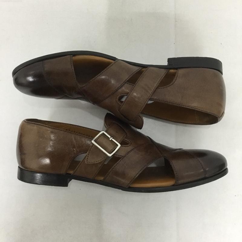 アルフレッドバニスター alfredoBANNISTER サンダル サンダル 52481005056 ドレス グルカサンダル レザー 40 無地 茶 / ブラウン /  メンズ USED 古着 中古 10143920
