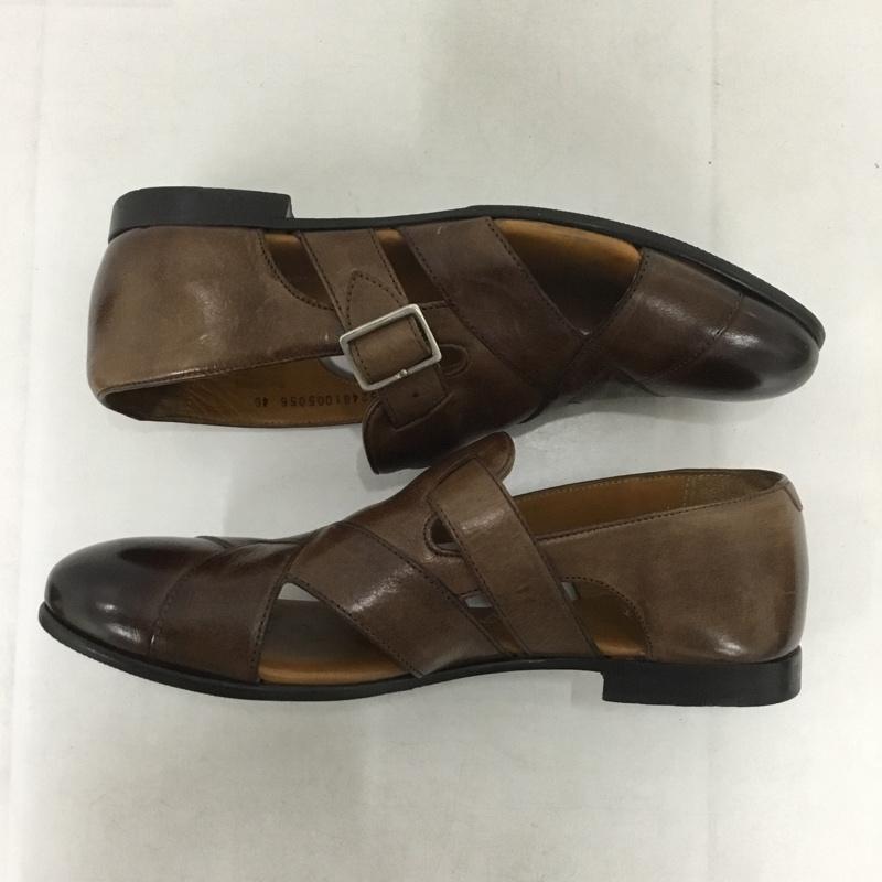 アルフレッドバニスター alfredoBANNISTER サンダル サンダル 52481005056 ドレス グルカサンダル レザー 40 無地 茶 / ブラウン /  メンズ USED 古着 中古 10143920
