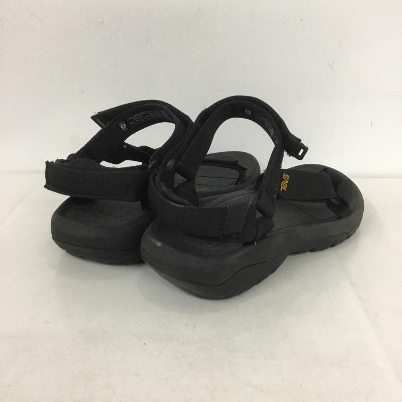 テバ Teva サンダル サンダル 1019235 HURRICANE XLT2 スポーツサンダル 24cm 24.0cm ロゴ、文字 黒 / ブラック /  レディース USED 古着 中古 10143924