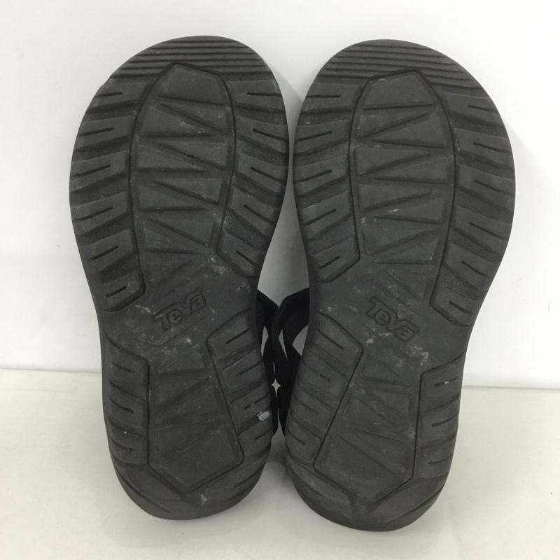 テバ Teva サンダル サンダル 1019235 HURRICANE XLT2 スポーツサンダル 24cm 24.0cm ロゴ、文字 黒 / ブラック /  レディース USED 古着 中古 10143924