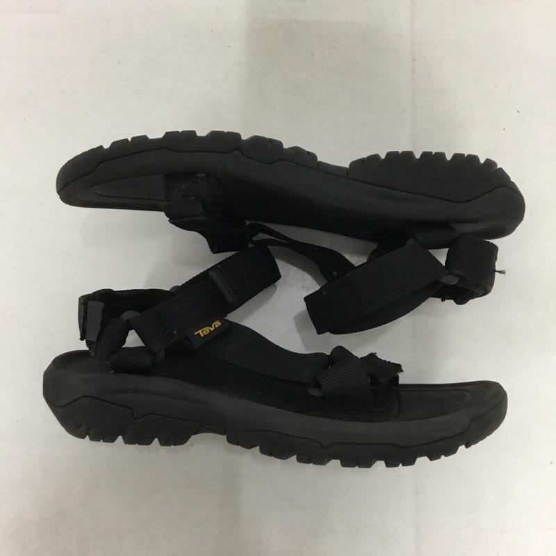 テバ Teva サンダル サンダル 1019235 HURRICANE XLT2 スポーツサンダル 24cm 24.0cm ロゴ、文字 黒 / ブラック /  レディース USED 古着 中古 10143924