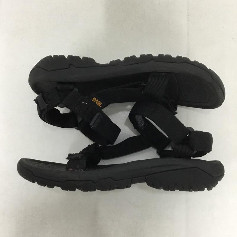 テバ Teva サンダル サンダル 1019235 HURRICANE XLT2 スポーツサンダル 24cm 24.0cm ロゴ、文字 黒 / ブラック /  レディース USED 古着 中古 10143924