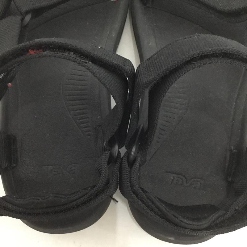 テバ Teva サンダル サンダル 1019235 HURRICANE XLT2 スポーツサンダル 24cm 24.0cm ロゴ、文字 黒 / ブラック /  レディース USED 古着 中古 10143924