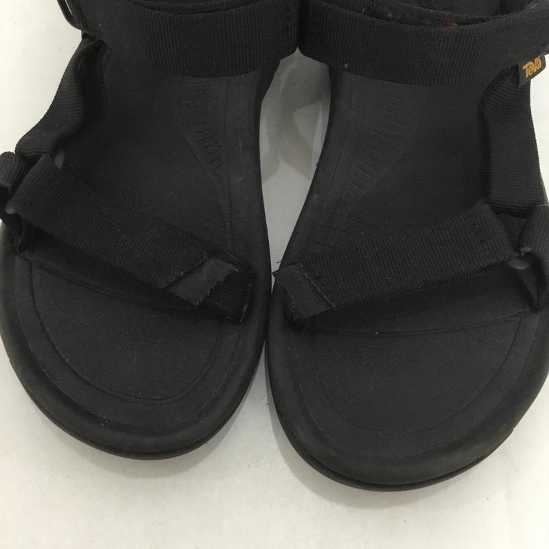 テバ Teva サンダル サンダル 1019235 HURRICANE XLT2 スポーツサンダル 24cm 24.0cm ロゴ、文字 黒 / ブラック /  レディース USED 古着 中古 10143924