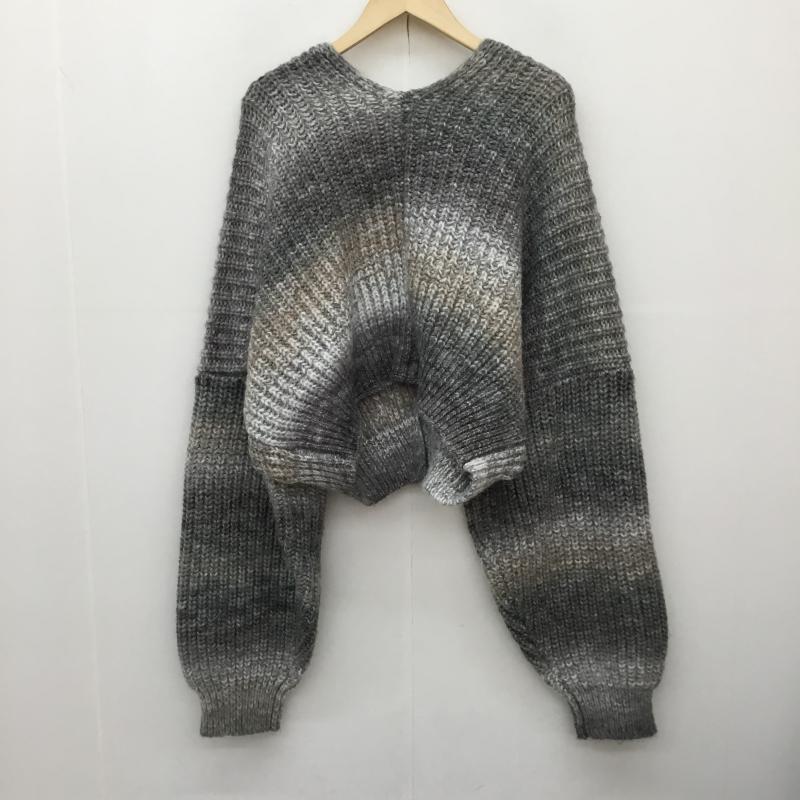 フリークスストア FREAK S STORE カーディガン 長袖 F23-TKK-43 FREE ボーダー柄 灰 / グレー /  レディース USED 古着 中古 10143944