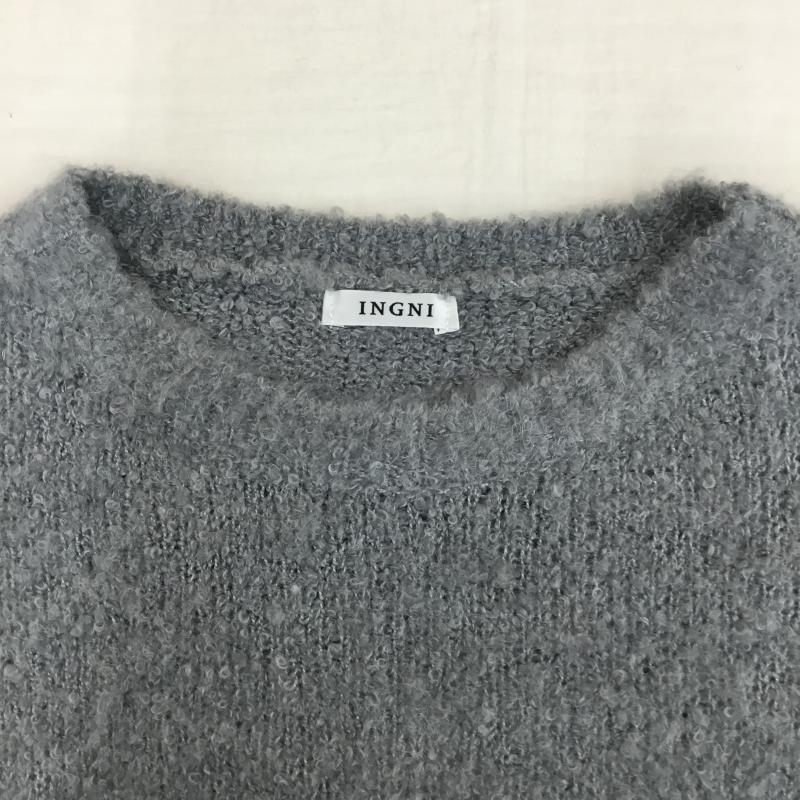 イング INGNI ニット、セーター 長袖 M  灰 / グレー /  レディース USED 古着 中古 10143948